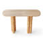 Console Mid-Century moderne en bois manufacturé Burlywood-1078760758