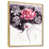 Toile avec cadre flottant brun