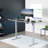 VIVO Single Motor Electric Desk with Push Button Memory Controller-97735790-97735788