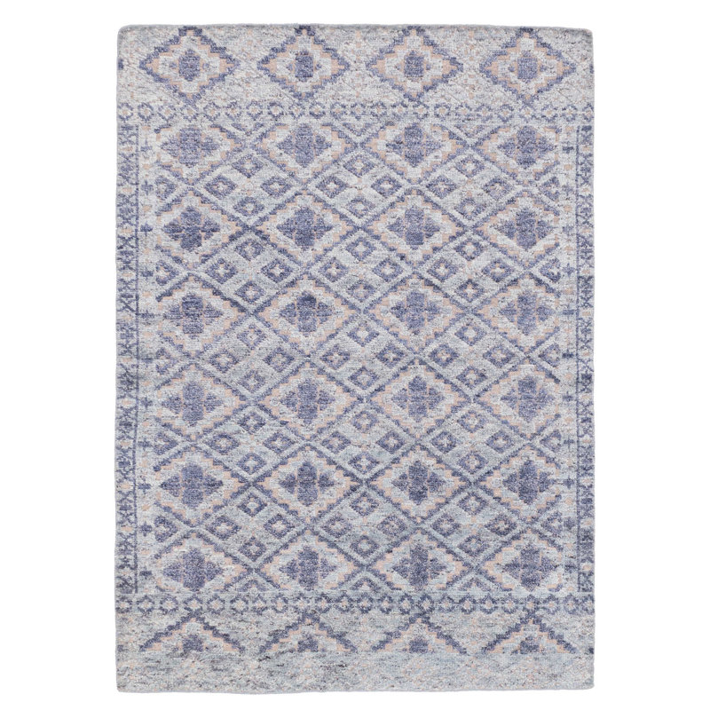 Tapis bleu Tangier 5 pi 4 po x 7 pi 8 po