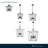 4 - Light Steel Dimmable Lantern Geometric Chandelier-1675516962-1675516967