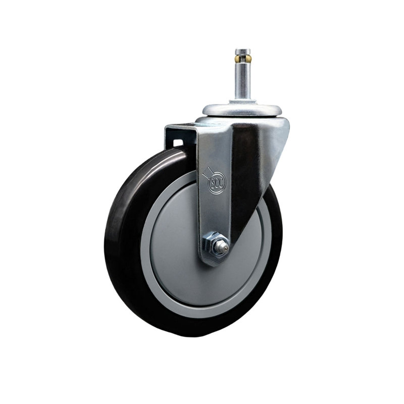 Grip Ring Stem Caster, Black