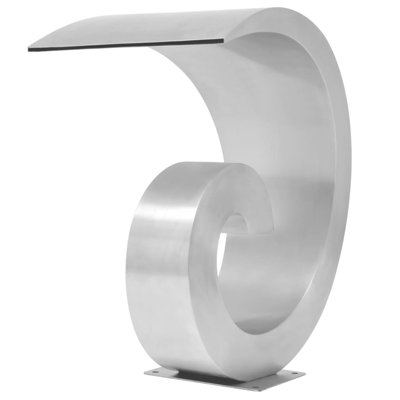 Outdoor Stainless Steel Waterfall Fountain