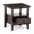 Amherst Solid Wood Transitional End Table with Drawer and Shelf-426140798