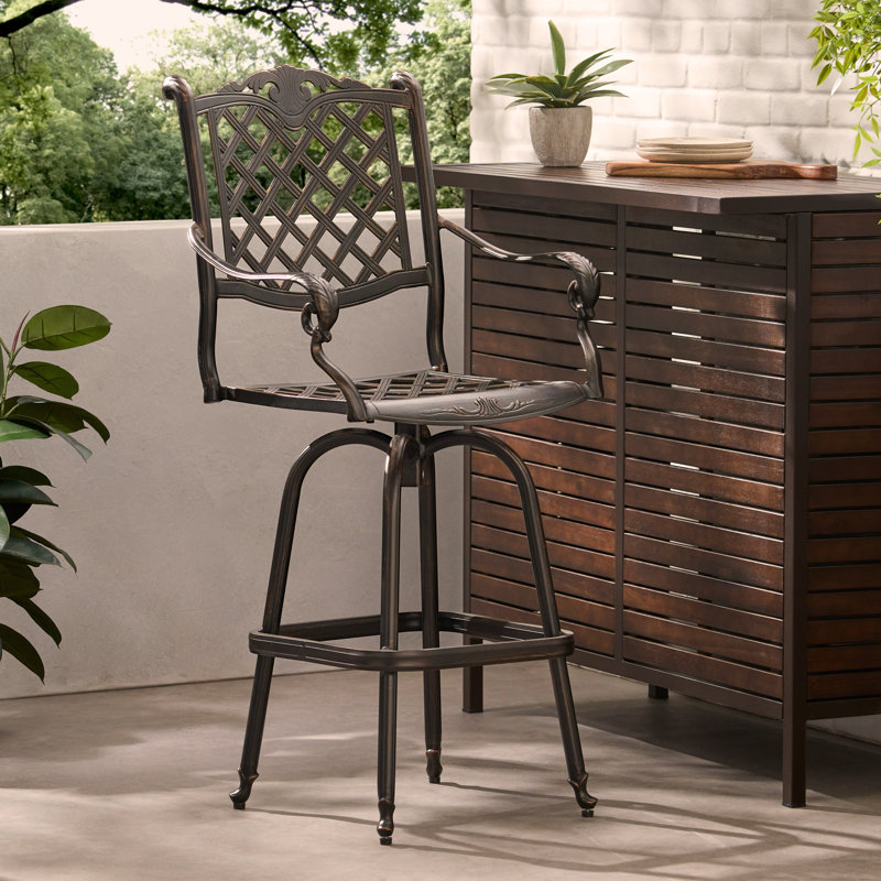 Charming Aluminum Bar Stool For Various Spaces With Exquisite Design