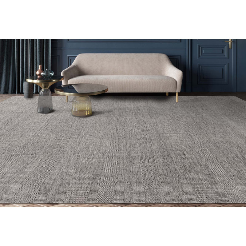 Area Rug in Charcoal, Rectangle 12' x 15'