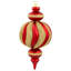 Shatterproof Commercial Size Finial Christmas Ornaments - 10" - Set Of 4-1216496971