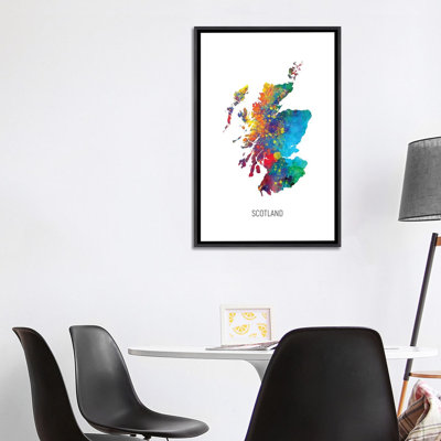 " Scotland Map " by Michael Tompsett
