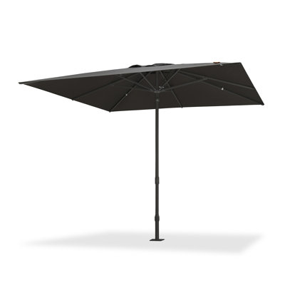 Semi-Auto Outdoor Patio Umbrella Aluminium Market Umbrella Table Umbrella