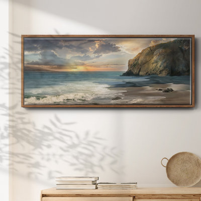 Private Cove- Framed Canvas