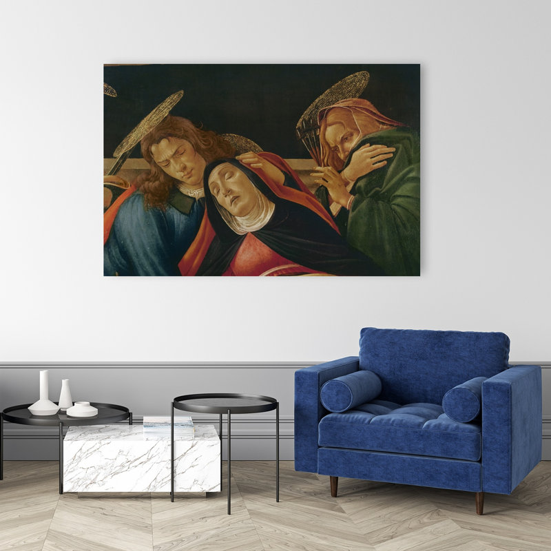 The Lamentation Over The Death Of Christ, C.1490 Contemporary Wall Art Print, 101.6cm H x 152.4cm W