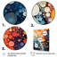 «Colorful Ink River Microscopic Fantasia 1 - Abstract Shapes», art mural-1849785862-1816438874