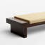 Banc rembourré en mélange de polyester Teara-791529339