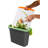 2.4 Gallons Plastic Odor Resistant Indoor Kitchen Composter with Latching Lid