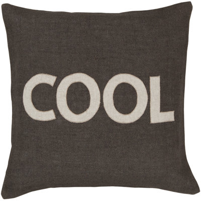 Stencil Jute / Sisal Pillow Cover