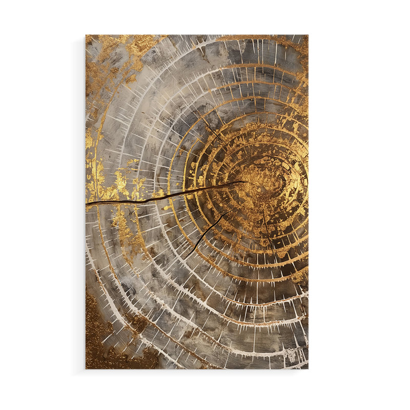 ABSTRACT Series CL - Impression sur toile seulement - NON-CADRE, H 27 po x l 18 po