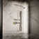 Shift + Square Two-Function Handshower, Multi-Function Handheld Shower Head, 2.5 GPM