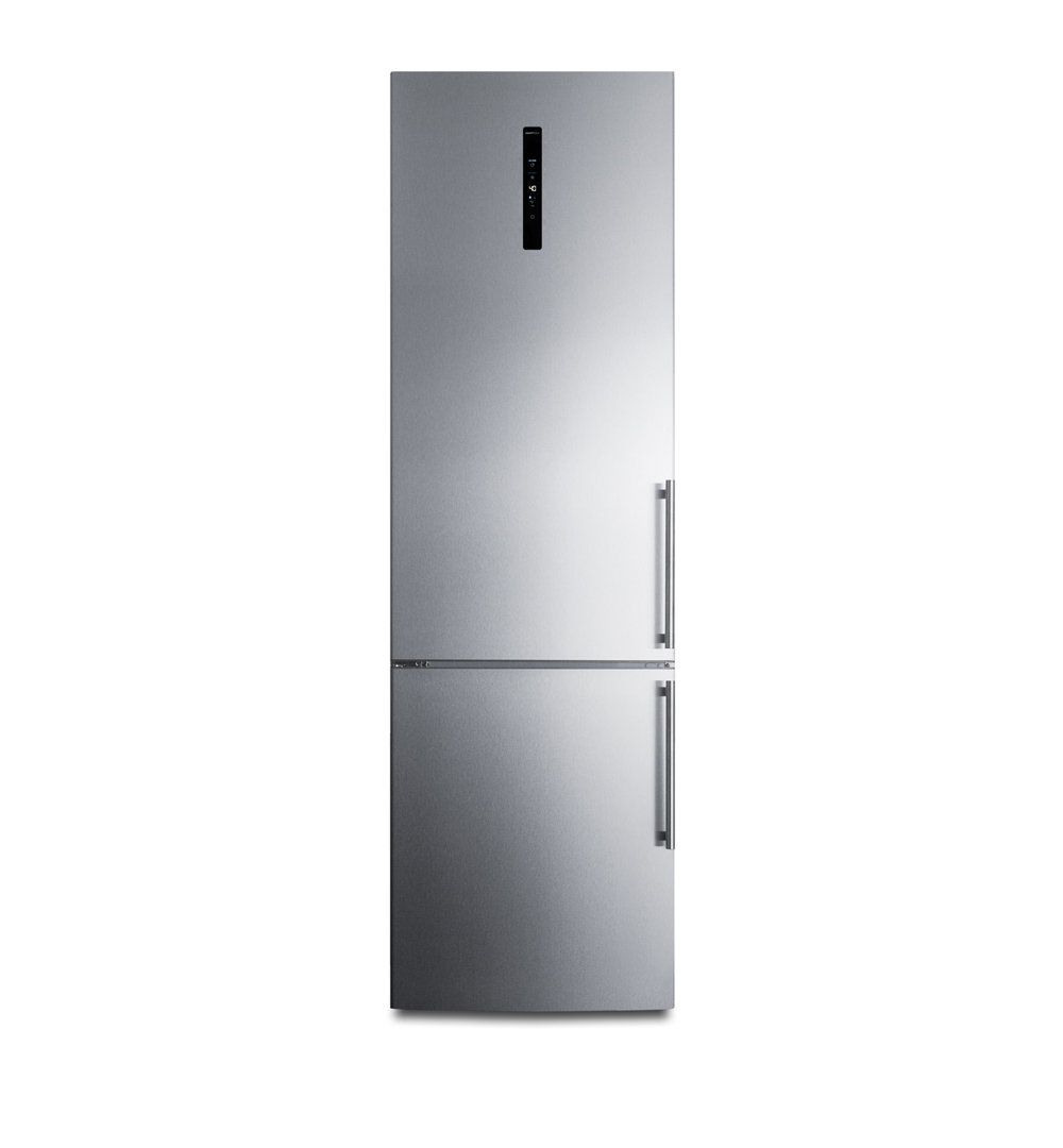 Summit Appliance 24" 11.7 Cubic Feet Energy Star Bottom Freezer Refrigerator Summit Appliance Door Swing 