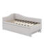 Lit de jour simple tapissier en L rembourré en forme de L avec lit gigogne-1939180933