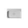 WS Bath Collections Unit 15.9'' Ceramic White Ceramic Rectangular Bathroom Sink with Overflow