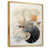 Toile avec cadre flottant or