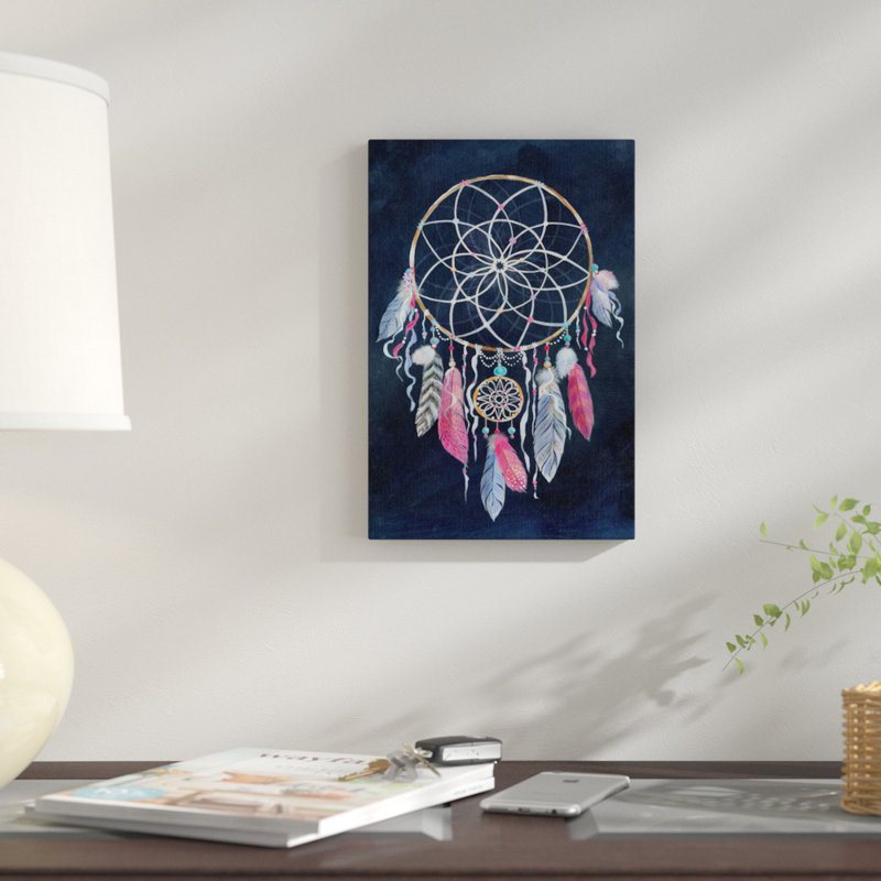 Dreamcatcher Dark par Stephanie Corfee - Impression sur toile tendue sur châssis, H 40 po x l 26 po x P 1,5 po, Toile tendue