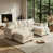 Beige/White