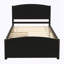 Lit plateforme simple avec deux tiroirs-1164494436