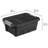 Sterilite Rugged Industrial Stackable Storage Tote w/ Lid, Black-115281025