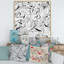 Motif floral - reproduction sur toile-67466730-67466735