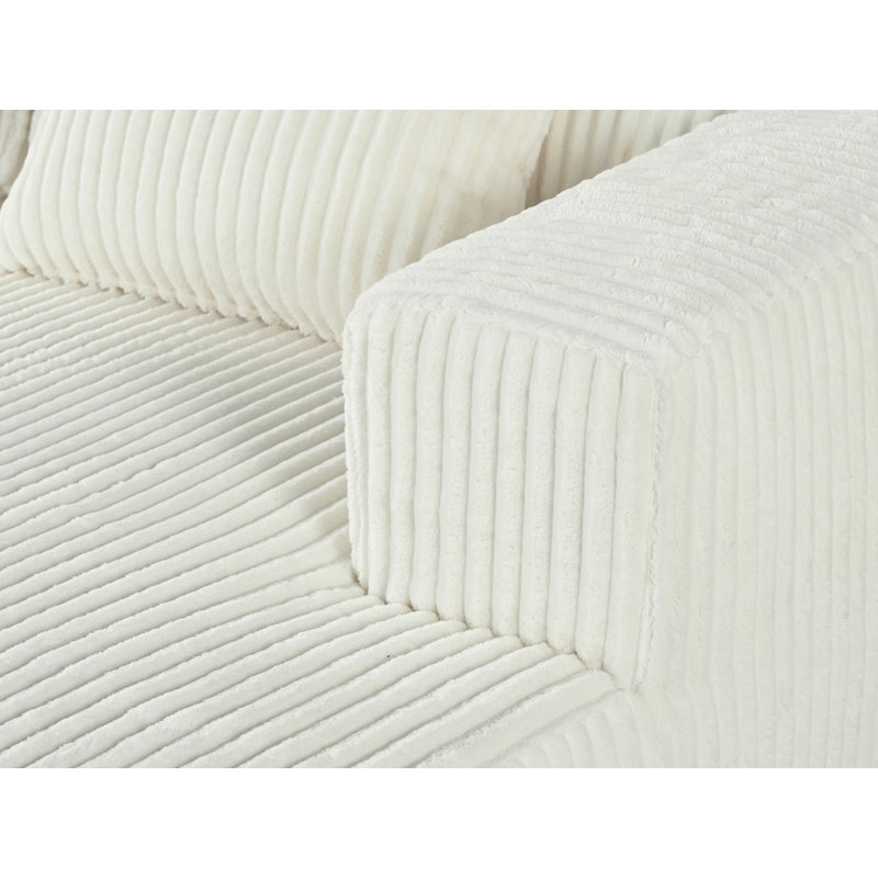 Flâneuse rembourrée, Blanc