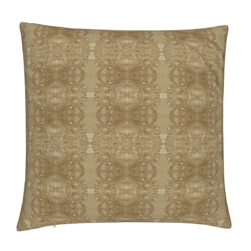 Centerpiece Square Pillow Cover & Insert, 24"H x 24"W, Golden Geometric