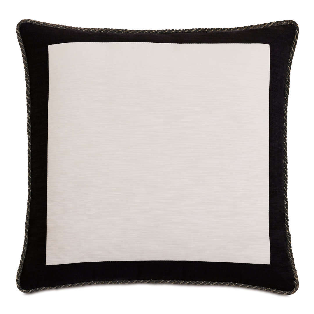Dominique 20" Cotton Blend Throw Square Pillow Cover & Insert Eastern Accents