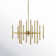 Godalming 24 - Light Dimmable Sputnik Modern Linear Chandelier