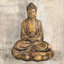 «Bronze Buddha» par Silvia Vassileva, reproduction d'art sur toile sans cadre