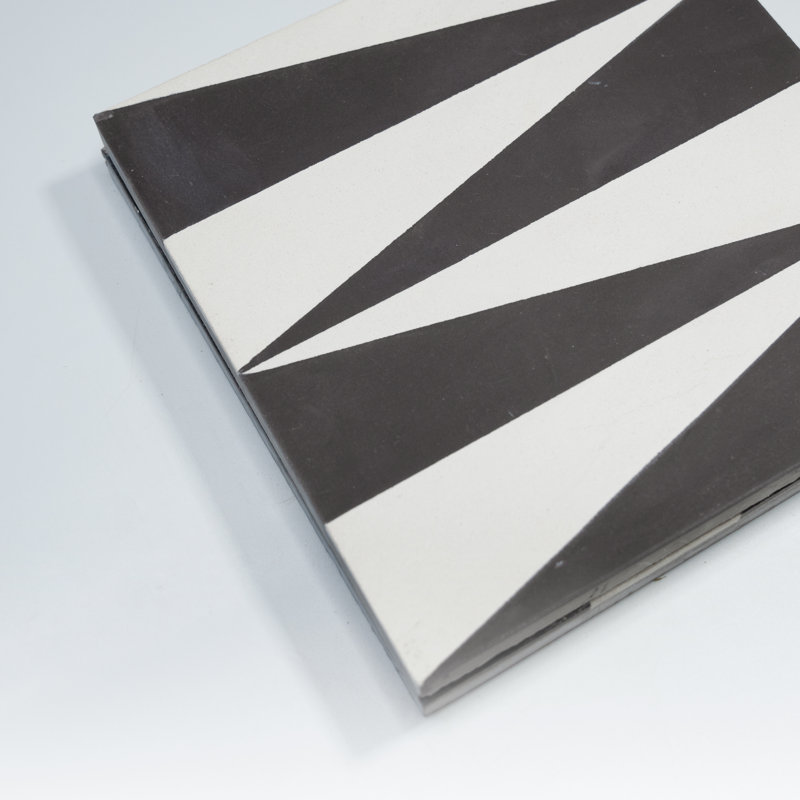 8" x 8" Cement Patterned Wall & Floor Tile