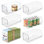 Stackable Open-Front Storage Bins - Kitchen and Pantry Organization - Storage for Snacks or Canned Goods
