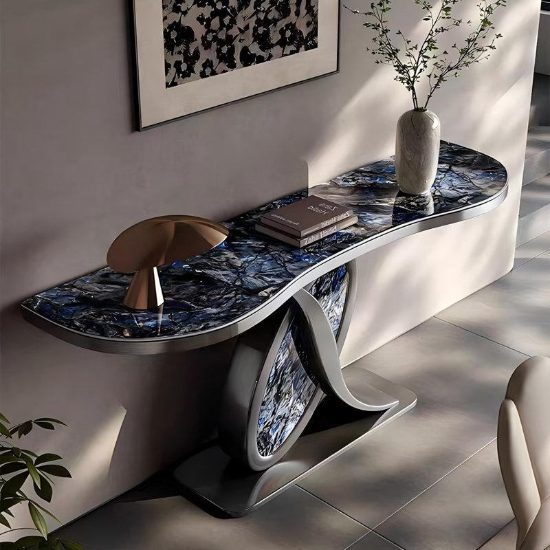 Table d'entrée de comptoir 47,24 po, 33.46" H x 47.24" W x 13.78" D