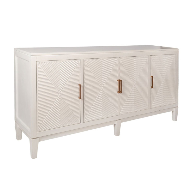 Lilly 73" Wide Solid Wood Sideboard