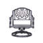 Chaise de patio pivotante avec coussins SunbC Kaneidra