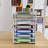 7 Tiers Paper Organizer For Desk Desktop White File Holder Office Desk Organizer Mail Letter Tray & Paper Sorter Document Notebooks Storage Rack