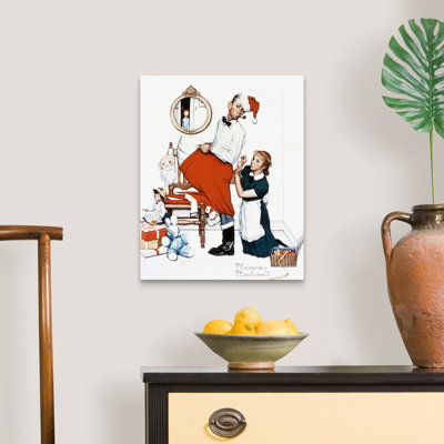 «Santa's Surprise», art mural sur toile