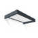 Palram - Canopia Sophia 3' 1" D Acrylic Mist/Gray Stationary Slope Door and Window Awning