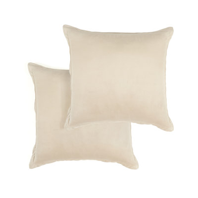 Velvet Dreams Euro Sham Cover 2Pc Set