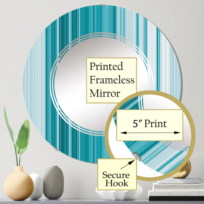 Miroir de salle de bain sans cadre, 24 po x 24 po