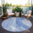 Washable Striped Indoor / Outdoor Rug-1549819471