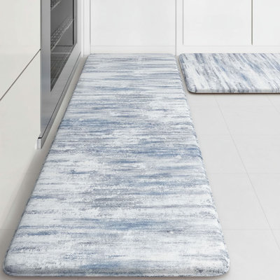 Ensemble de 2 tapis de cuisine anti-fatigue