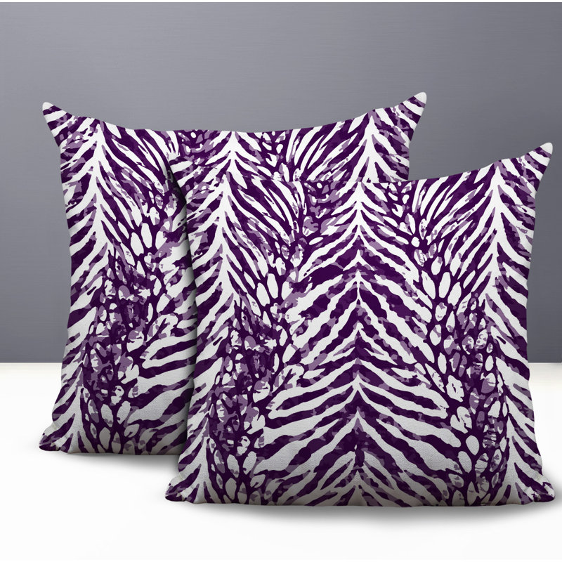 Oreiller réversible intérieur / extérieur Gorgi, 20x20, Purple