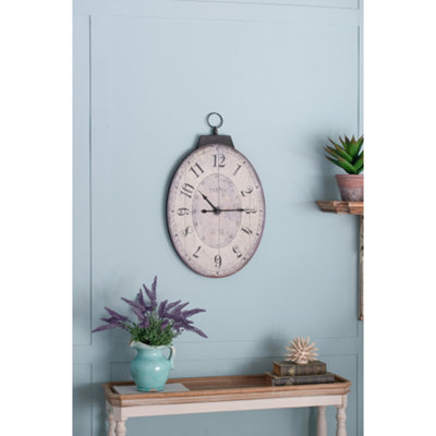 Antique Oval Wall Clock