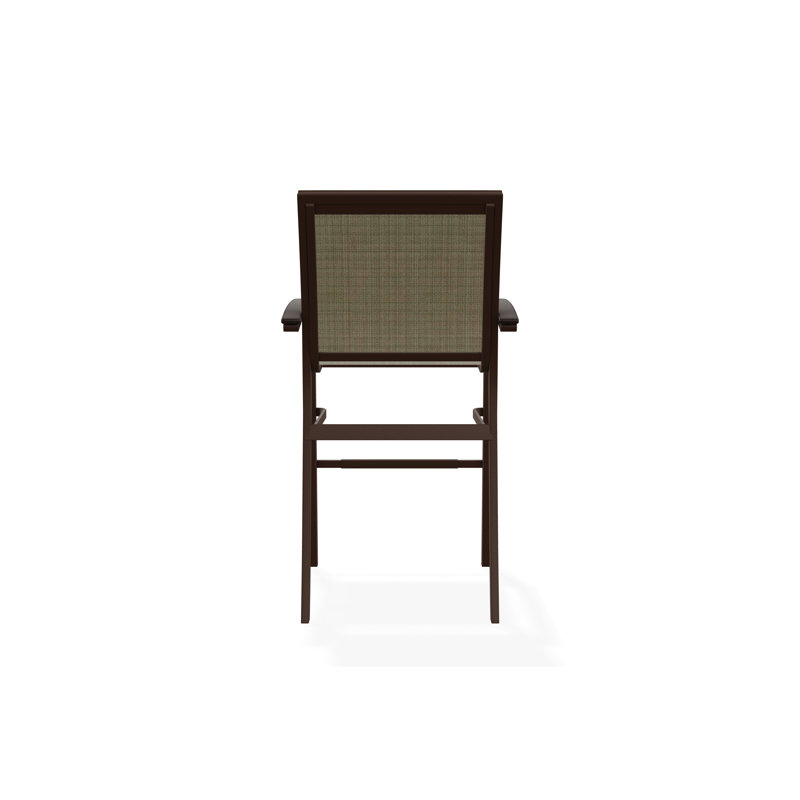 Chaise de café empilable en aluminium Bazza, Kona, Pierre Elevation
